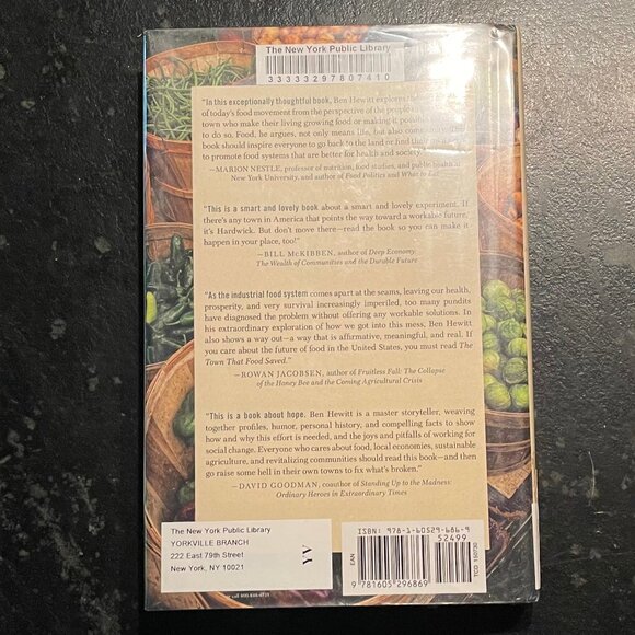 "The Town That Food Saved," 2009 First Ed. Hardcover Book - Picture 3 of 8